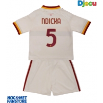 AS Roma Evan Ndicka #5 Gostujuci Dres za djecu 2026-27 Kratak Rukav (+ Kratke hlače)